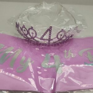 Brithday Crown For Lilttle 4yr Girl
